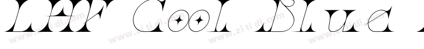 LHF Cool Blue Itali字体转换